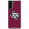 Texas A&M University Black Logo Galaxy S21 FE Clear Case
